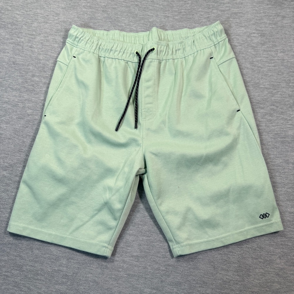 LEG3ND Shorts Men L Mint‎ Green Drawstring Cotton Blend Casual Athletic Gym